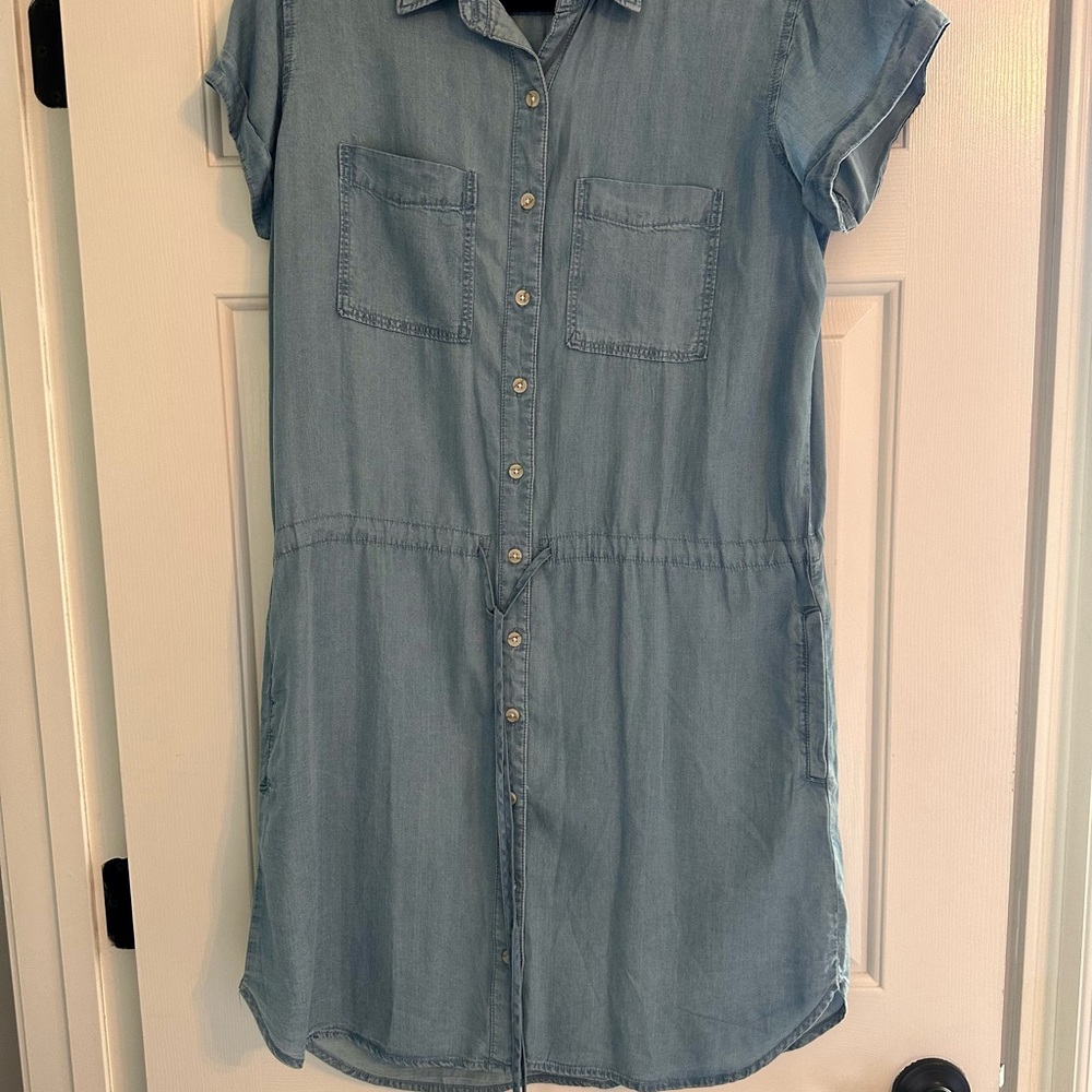 T&S Denim Button-Up Dress